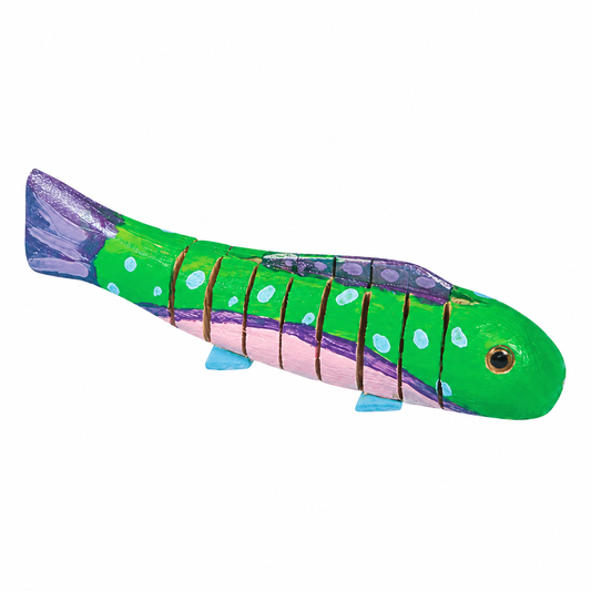 Flexible Wooden Fish (12 Pack)