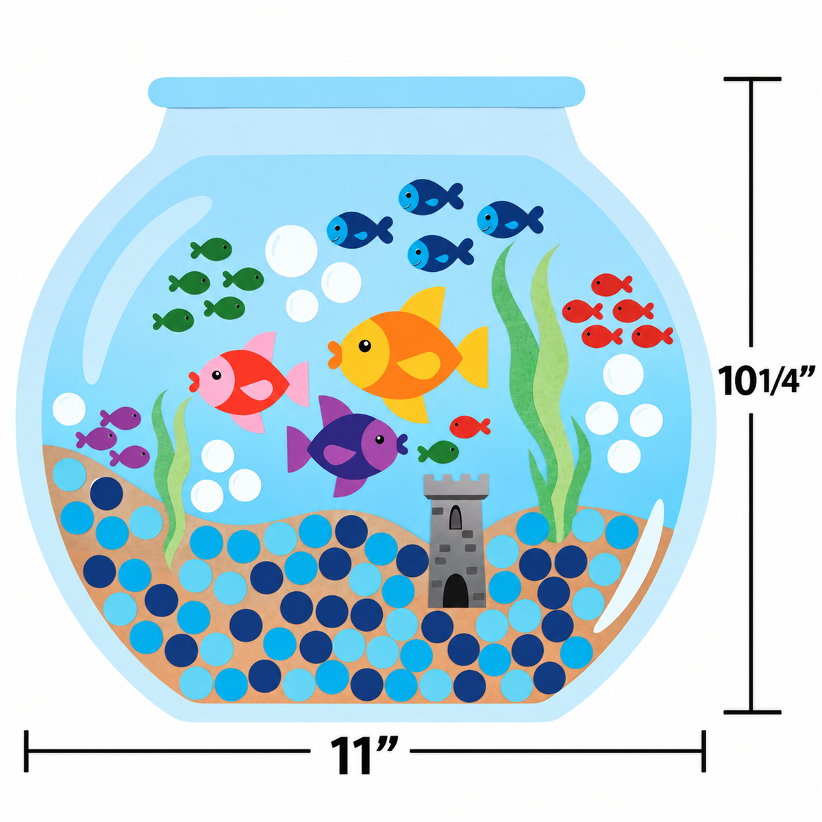 Fishbowl Sticker by Number Scenes (12 Pack)
