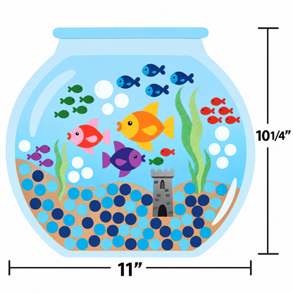 Fishbowl Sticker by Number Scenes (12 Pack)