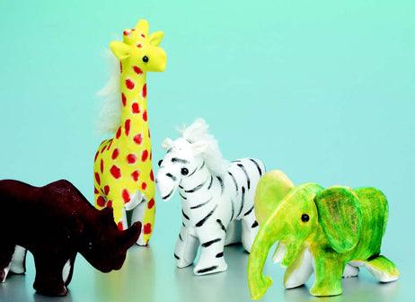 Sand Filled Safari Animals (12 Pack) - EconoCrafts