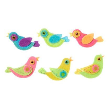 Felt Bird Stickers (14 Pack) - EconoCrafts