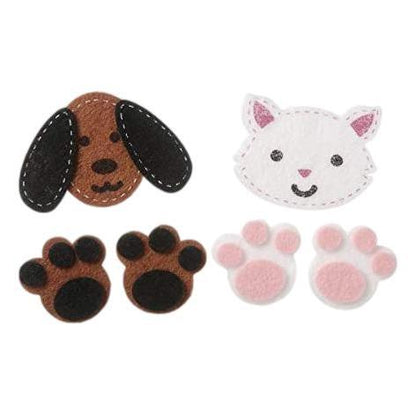Felt Dog and Cat Stickers (24 Pack) - EconoCrafts