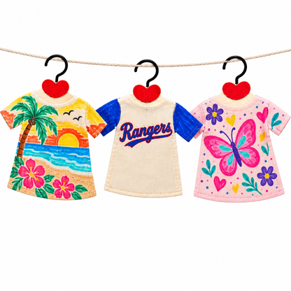 DIY Mini T-Shirts Craft Kit (12 Pack)