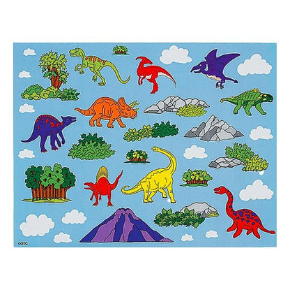 Dinosaur Sticker Scenes (12 Pack) - EconoCrafts