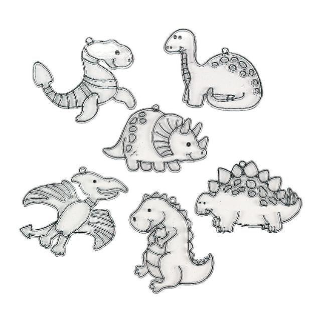 Dinosaur Suncatchers (24 Pack) - EconoCrafts