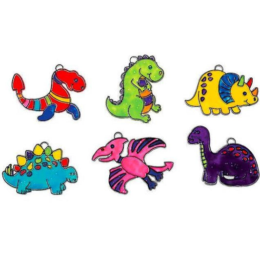 Dinosaur Suncatchers (24 Pack) - EconoCrafts