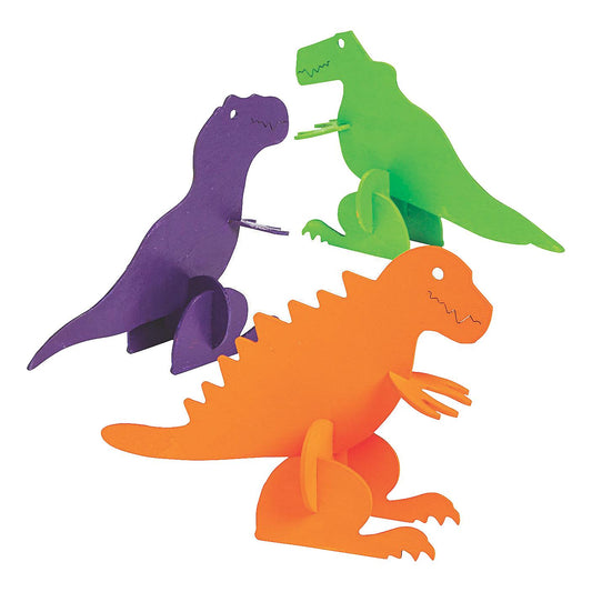 DIY Wooden Dinosaur Stand-Ups (12 Pack)
