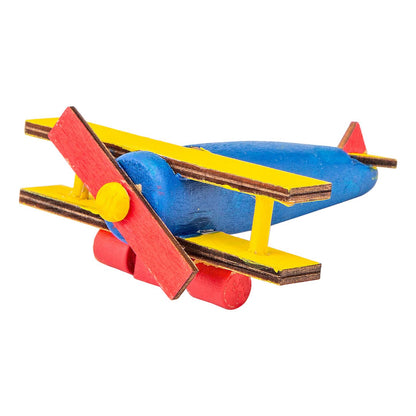 DIY Mini Wooden Biplanes (12 Pack)