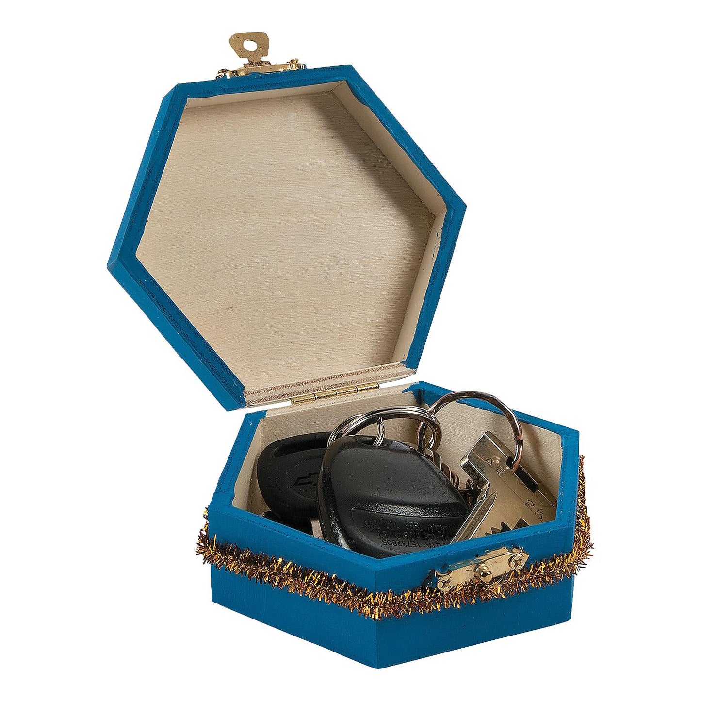 DIY Unfinished Wood Hexagon Boxes (12 Pack)