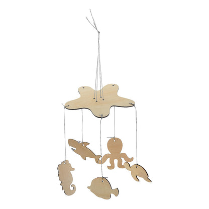 DIY Wood Sea Life Mobile (12 Pack)