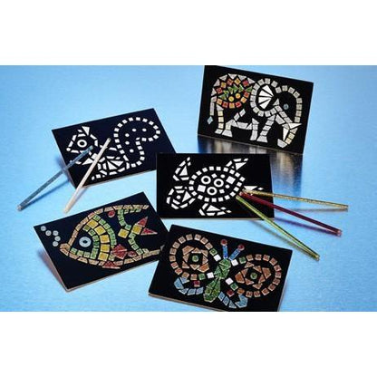 DIY Glitter Mosaic Pictures (12 Pack) - EconoCrafts