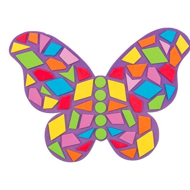 DIY Mosaic Butterflies (12 Pack) - EconoCrafts