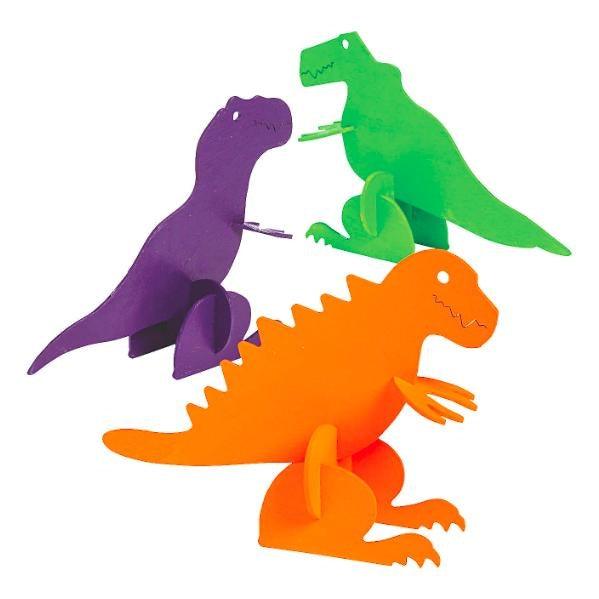 DIY Wooden Dinosaur Stand-Ups