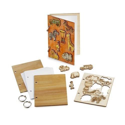 DIY Wooden Journals - Safari Animals (10 Pack) - EconoCrafts