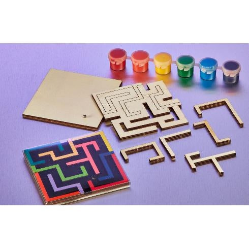 DIY Wooden Labyrinth Game