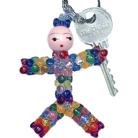DIY Beaded Doll Key-Chains 