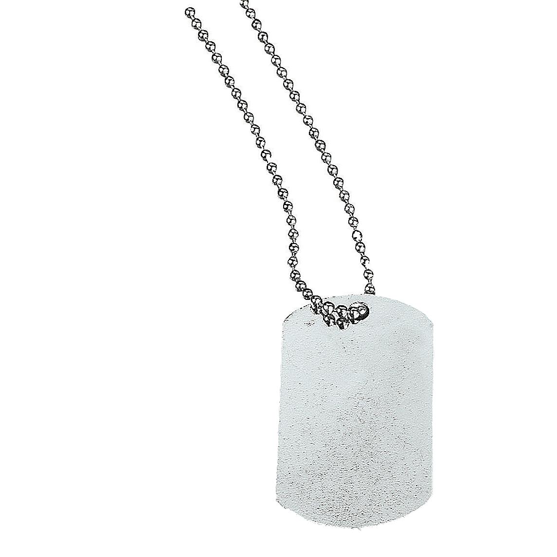 DIY Dog Tag Necklaces (12 Pack)