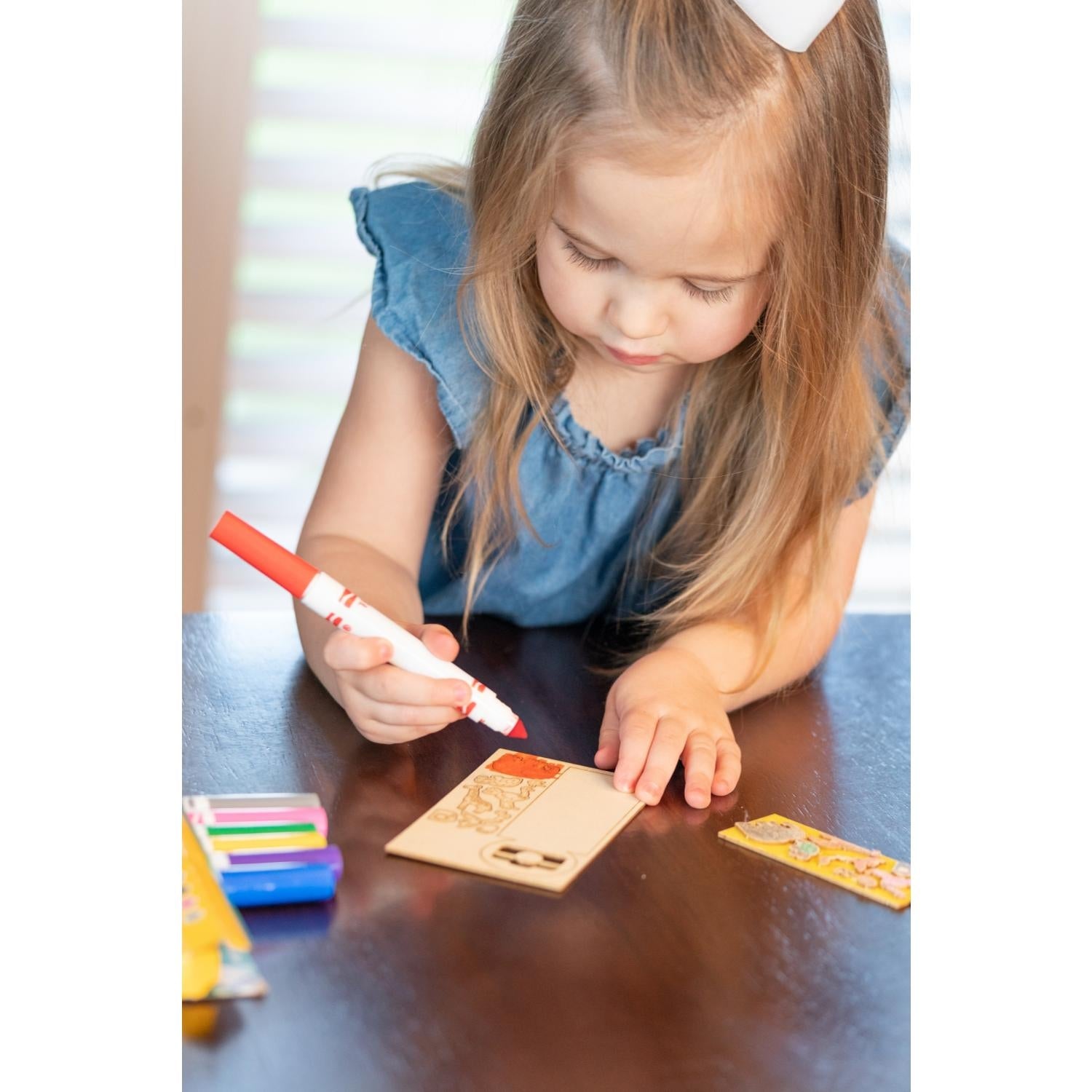 DIY Wooden Animal Bookmarks