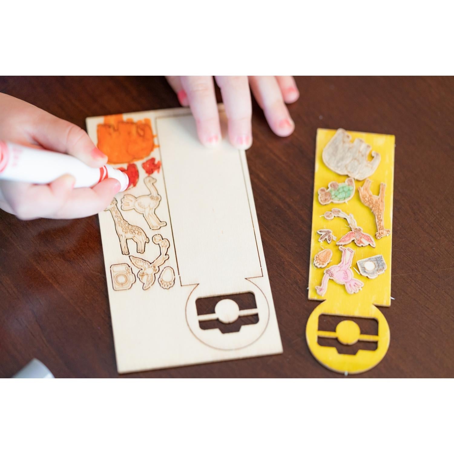 DIY Wooden Animal Bookmarks