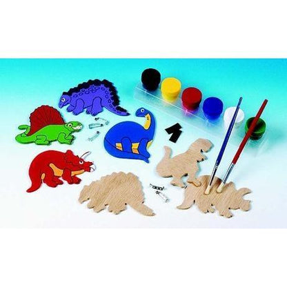 DIY Wooden Dinosaur Pins (25 Pack) - EconoCrafts