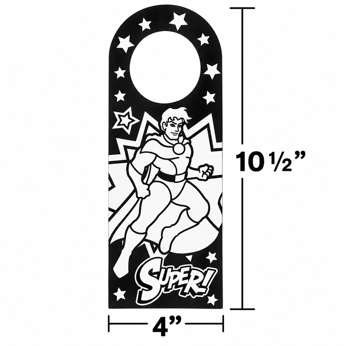 CYO Superhero Doorknob Hangers (12 Pack)