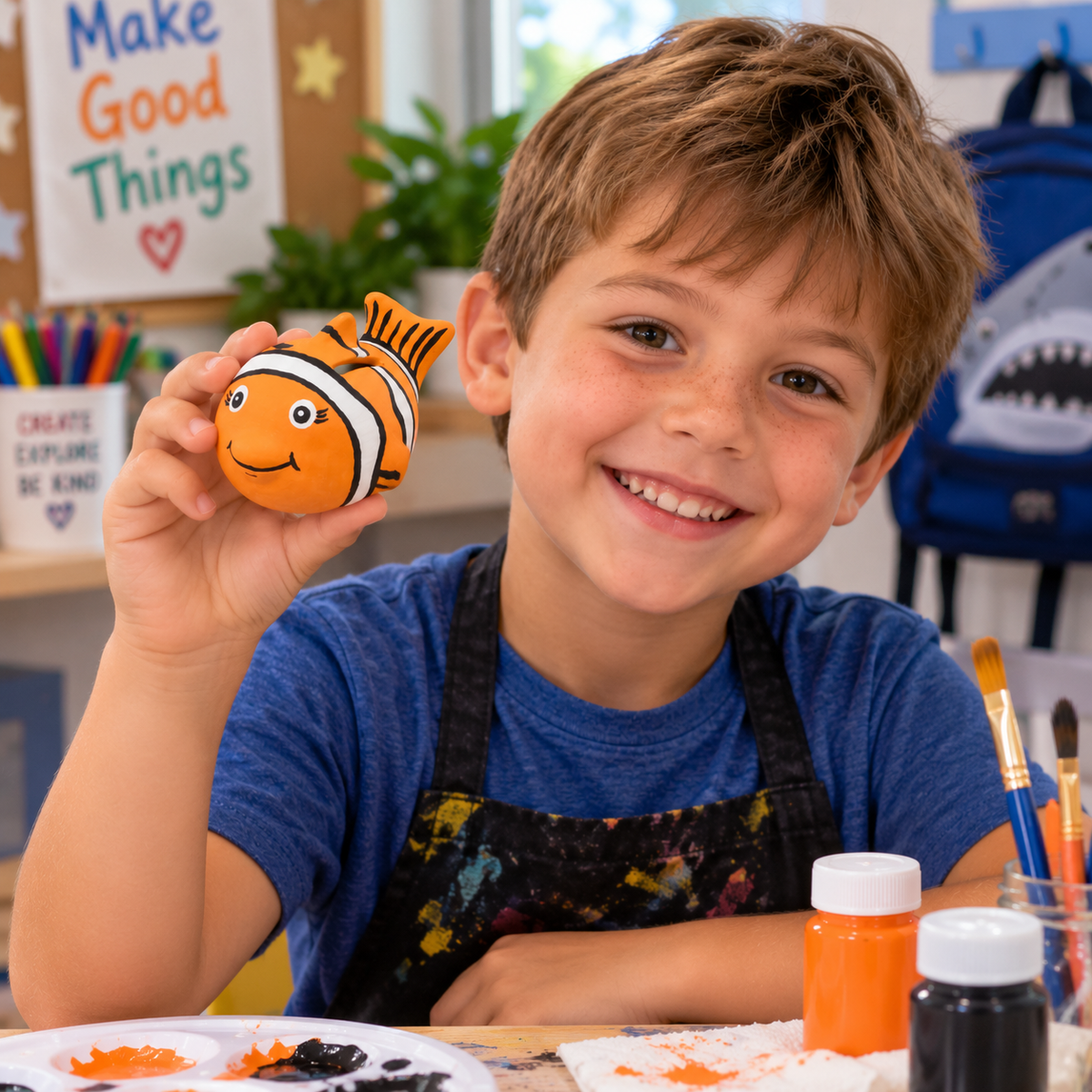 DIY Ceramic Fish Banks (12 Pack)