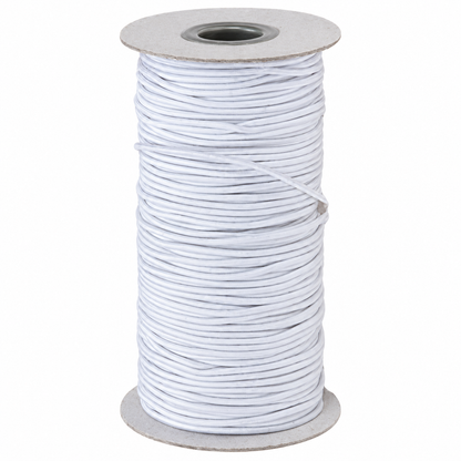 Elastic Cord - 2 mm - White