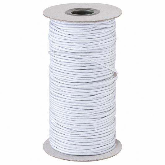 Elastic Cord - 2 mm - White
