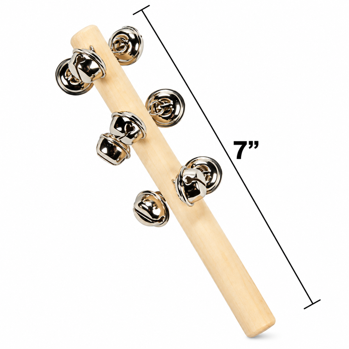 DIY Unfinished Wood Jingle Sticks (12 Pack)