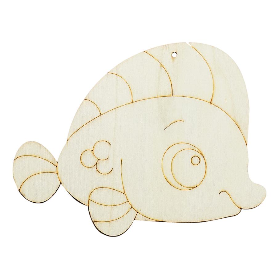 DIY Wooden Fish Ornaments (12 Pack)