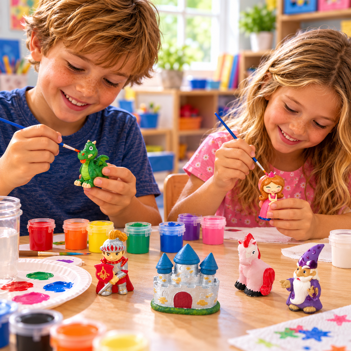 Plaster Figurines - Enchanted (12 Pack)