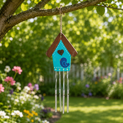 DIY Wooden Spring Wind Chimes (12 Pack)