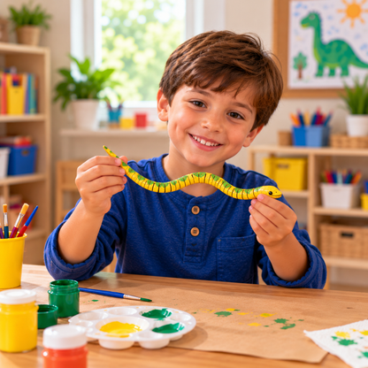 Flexible Wooden Snakes (12 Pack)
