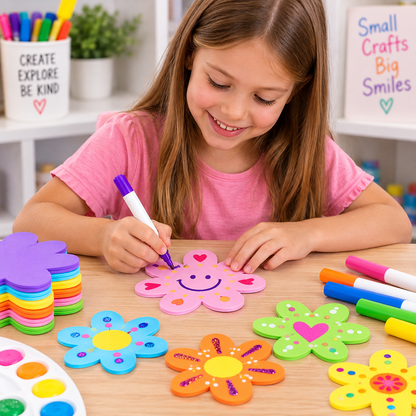 Foam Flower Shapes (35 Pack)