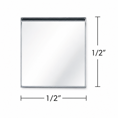 Self-Adhesive Mirror Tiles (400 Pack)