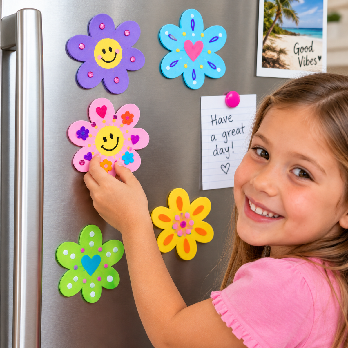 Foam Flower Shapes (35 Pack)