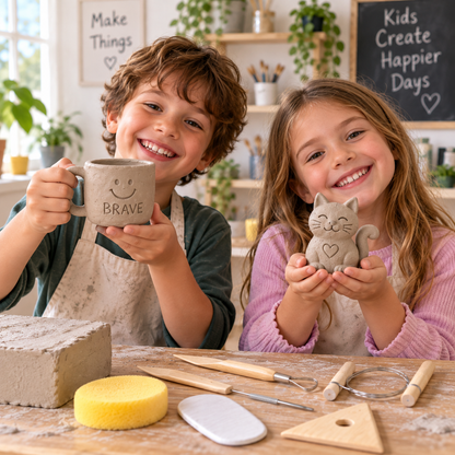 Pottery and Clay Tool Set (Set of 8)