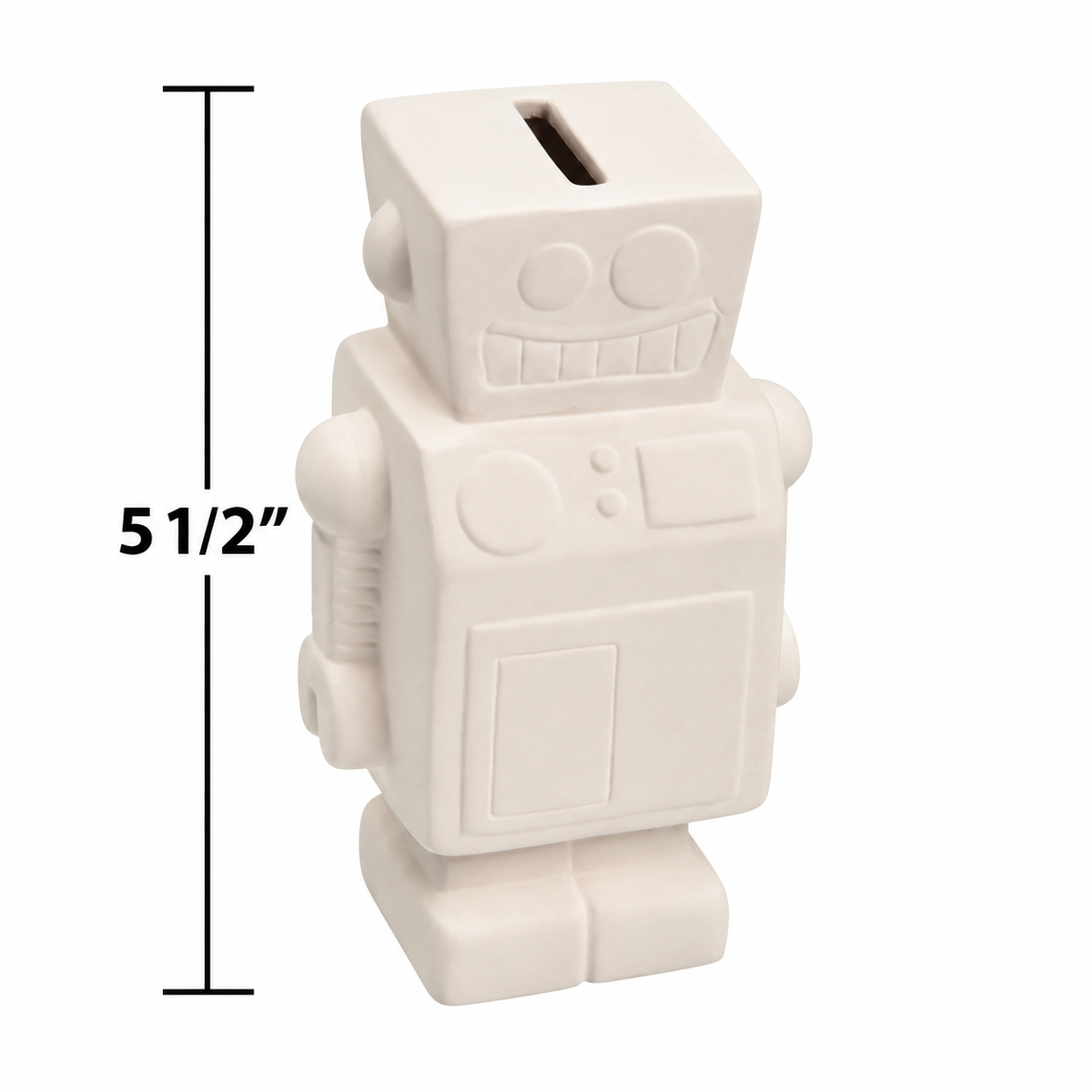 DIY Ceramic Robot Banks (12 Pack)