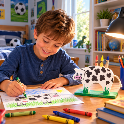 DIY Animal Crayon Holders (12 Pack)
