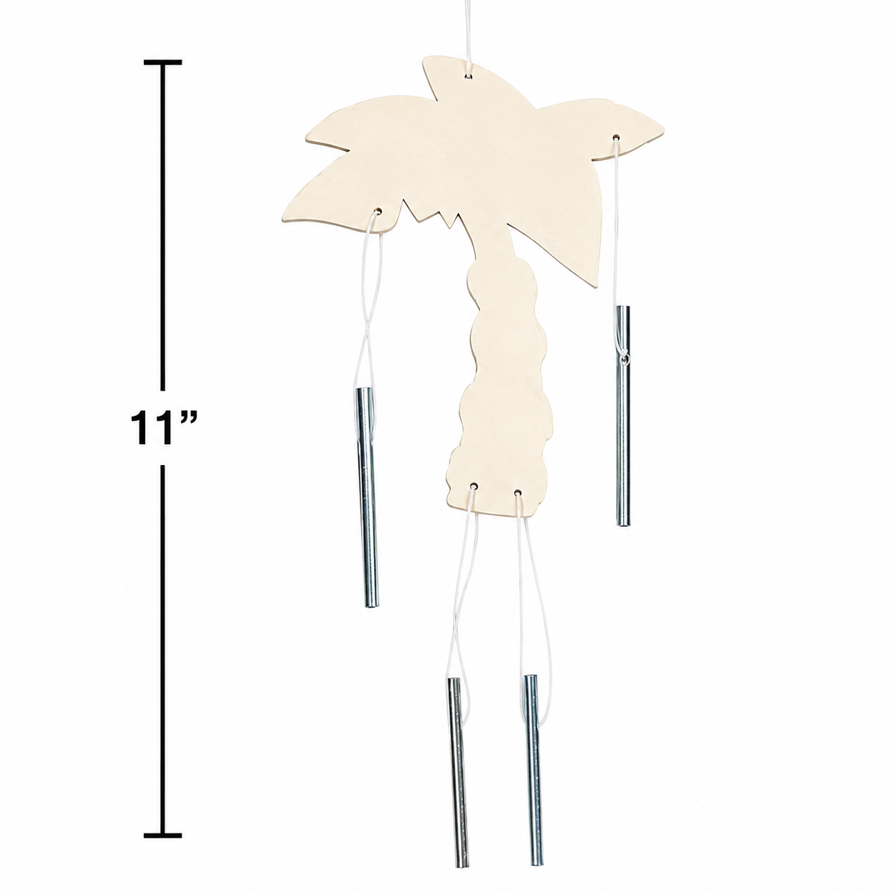 DIY Wooden Tropical Wind Chimes (12 Pack)