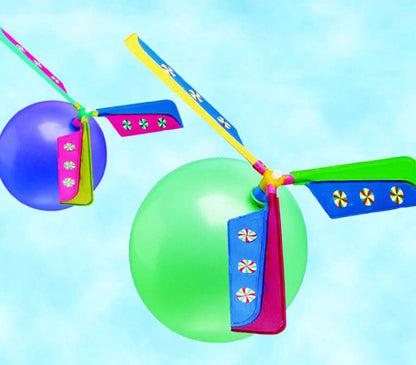 DIY Balloon Helicopters 