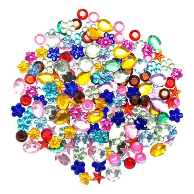 Flat Back Rhinestones (185 Pack) - EconoCrafts