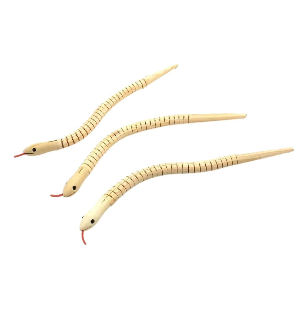 Flexible Wooden Snakes (12 Pack) - EconoCrafts