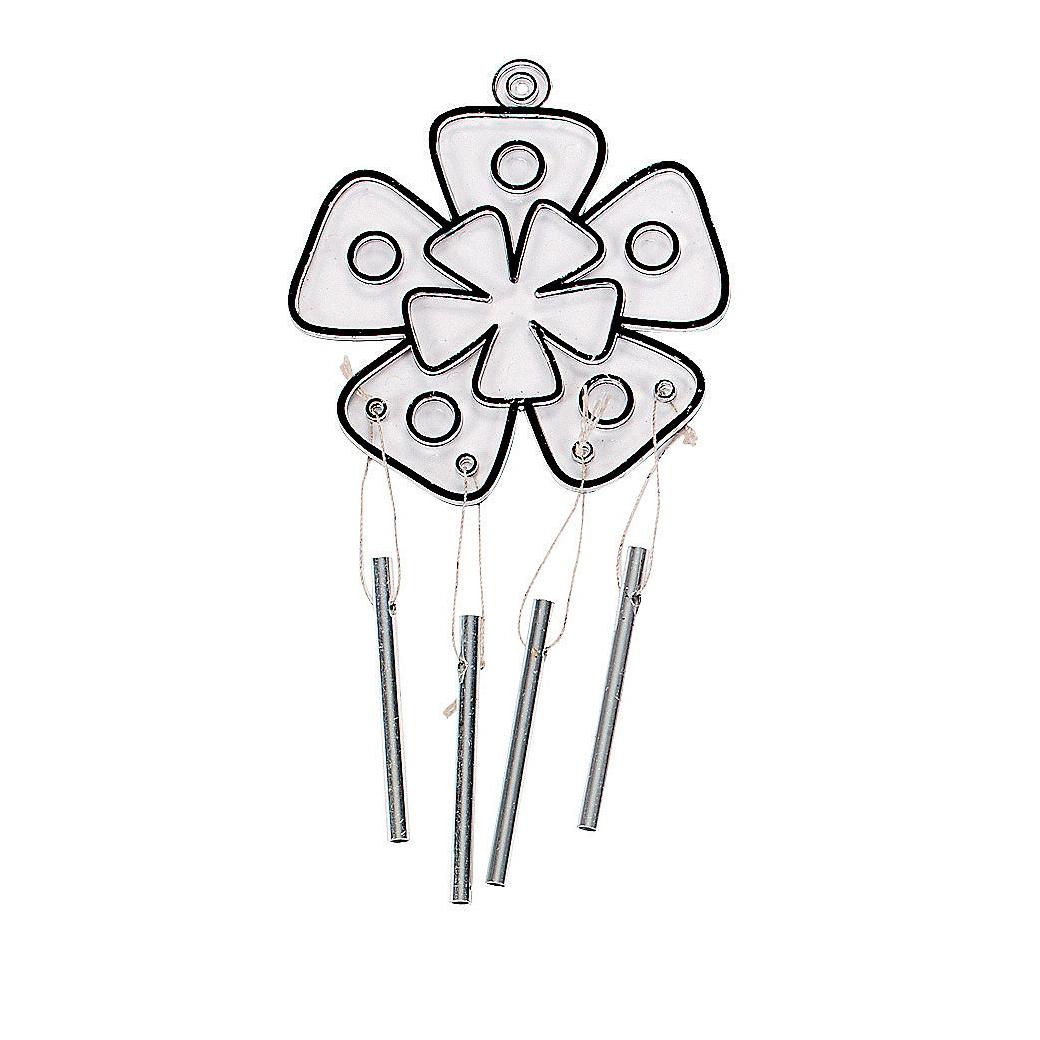 Flower Suncatcher Wind Chimes (12 Pack)