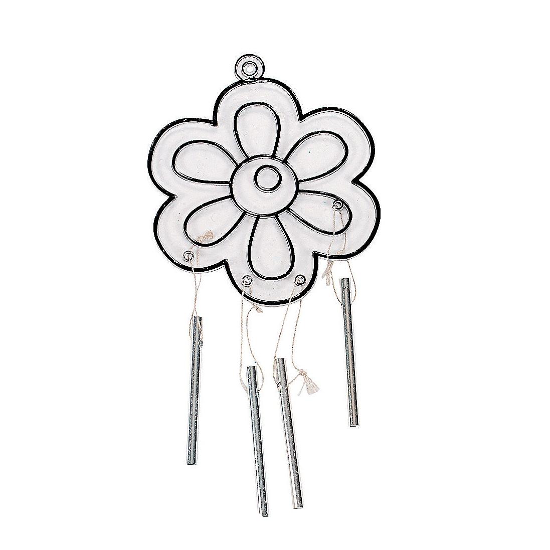 Flower Suncatcher Wind Chimes (12 Pack)