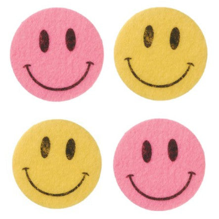 Felt Smiley Stickers (40 Pack) - EconoCrafts