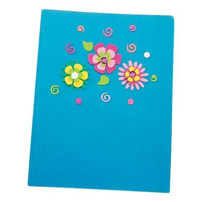 Foam Black Light Flower Stickers - EconoCrafts