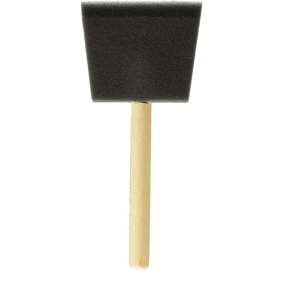 Foam Brushes, Assorted Sizes - 1" and 3" (12 Pack)