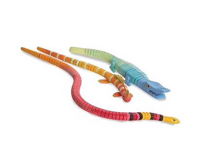 Flexible Wooden Alligators (6 Pack)