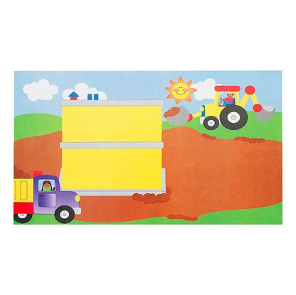 Giant Construction Site Sticker Scenes (12 Pack) - EconoCrafts